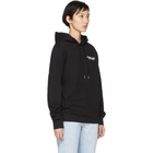 Helmut Lang SSENSE Exclusive Black Logo Hoodie