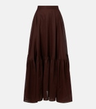 Plan C Cotton organza maxi skirt