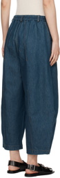 Cordera Blue Frontal Seam Curved Jeans