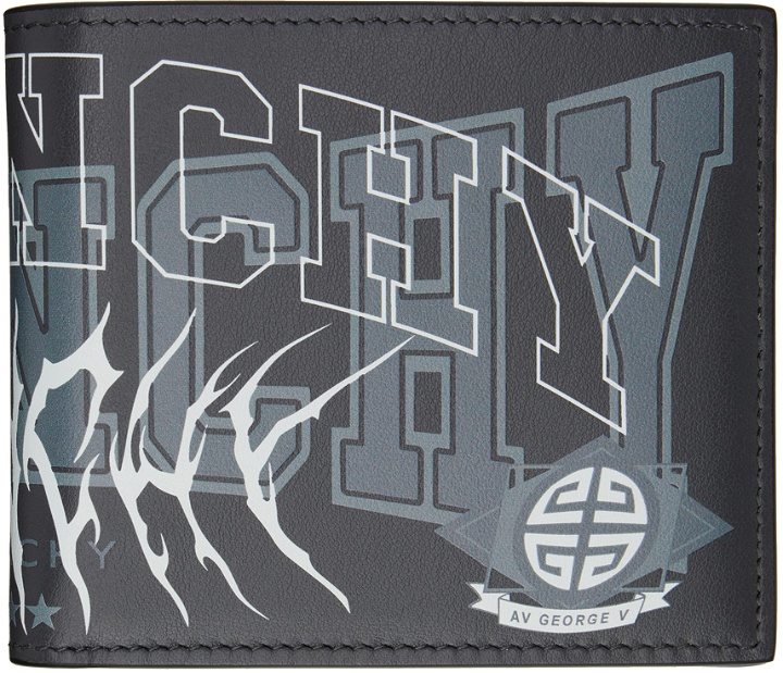 Photo: Givenchy Grey Multi-Logo Wallet