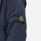 Stone Island Men's Reversible Polartec Hooded Jacket in Navy