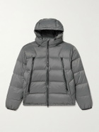 FrizmWORKS - Altavia Quilted Nylon Hooded Down Jacket - Gray