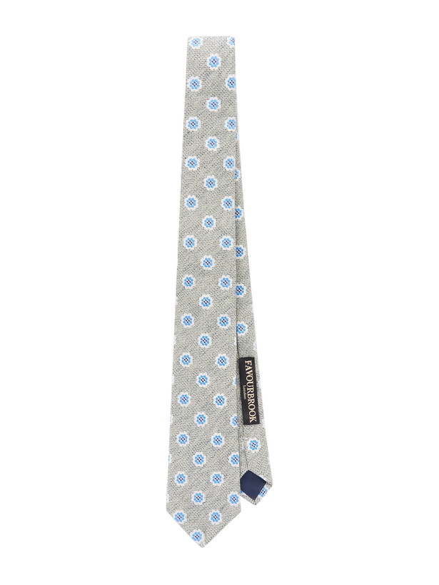 Photo: Favourbrook - Selworthy 8cm Cotton and Silk-Blend Jacquard Tie