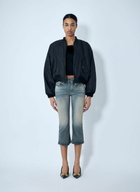 Balenciaga Zip-Front Bomber Jacket
