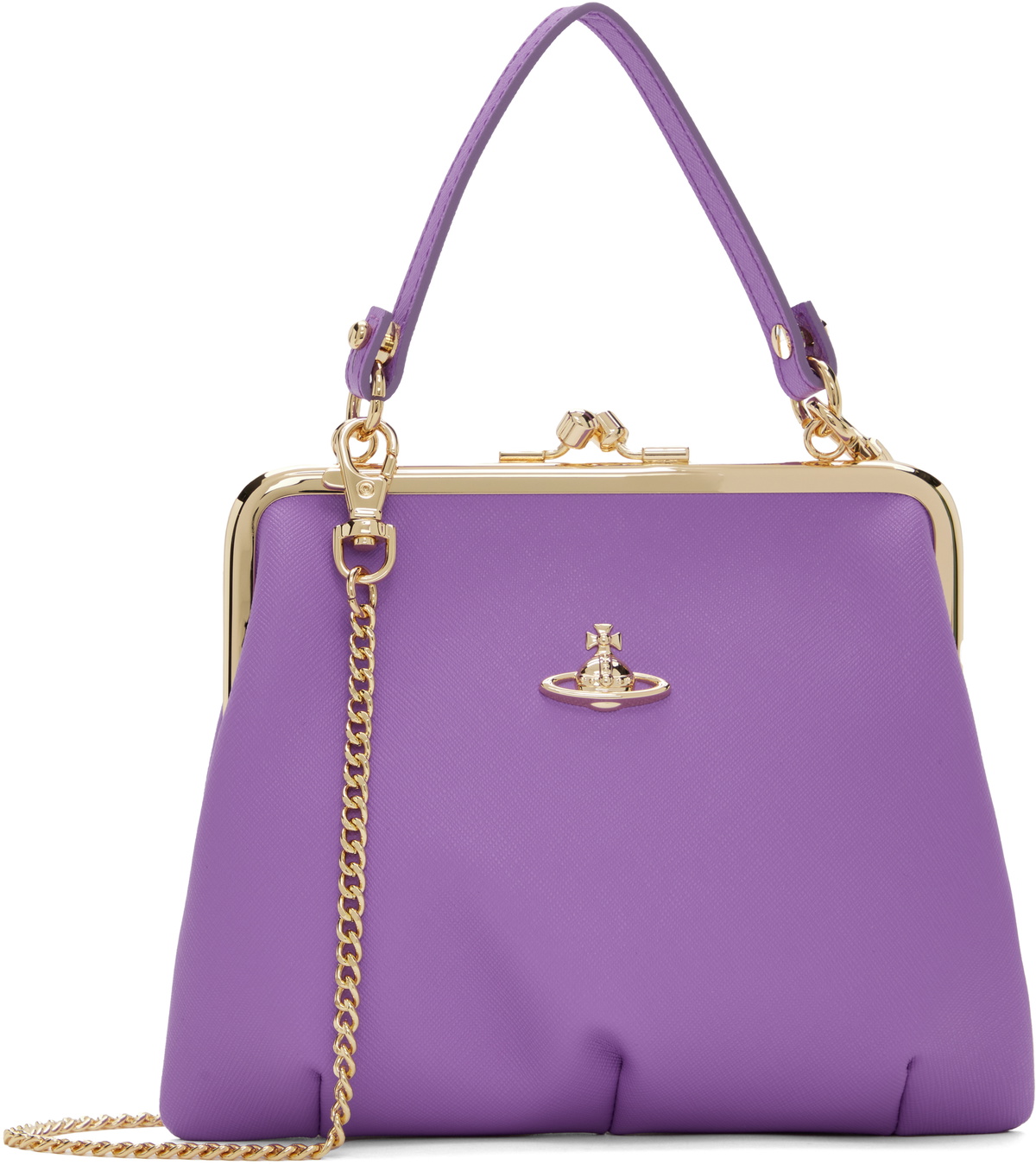Vivienne Westwood Purple Granny Frame Bag Vivienne Westwood