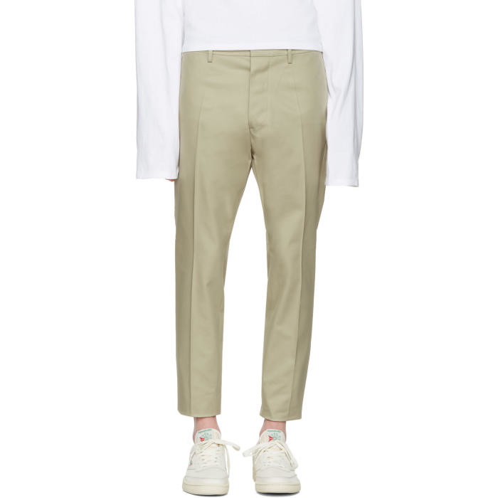 Photo: Dsquared2 Beige Hockney Trousers