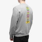 Hikerdelic x END. Belsky Crew Sweat in Grey Marl