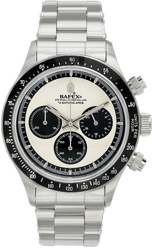 Photo: BAPE Silver Classic Type 4 Watch