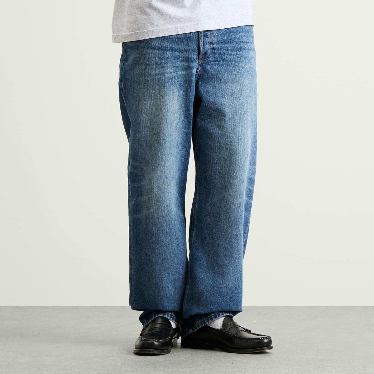 A.P.C. Men's Solal Straight Jeans in Washed Indigo A.P.C.