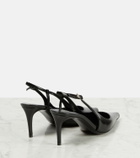 Saint Laurent Vendome 70 leather slingback pumps