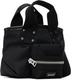 sacai Black Small Pocket Tote