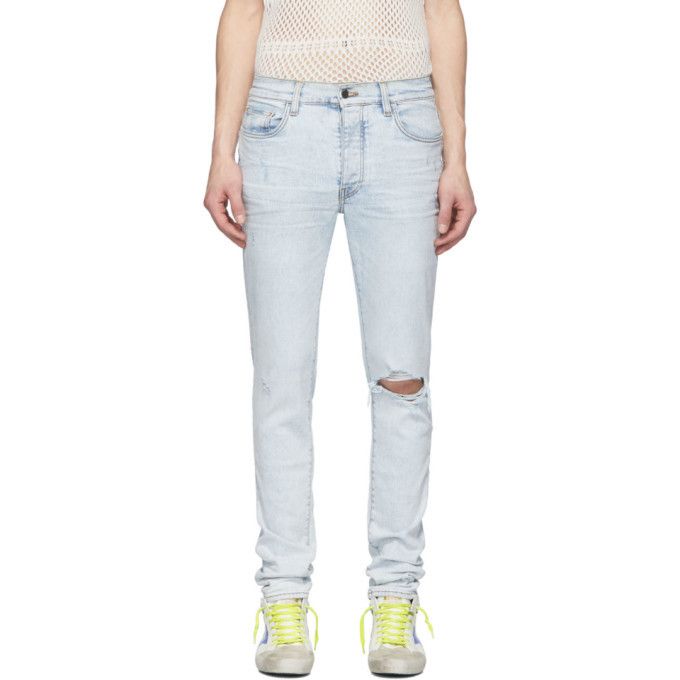 Photo: Amiri Blue Broken Jeans