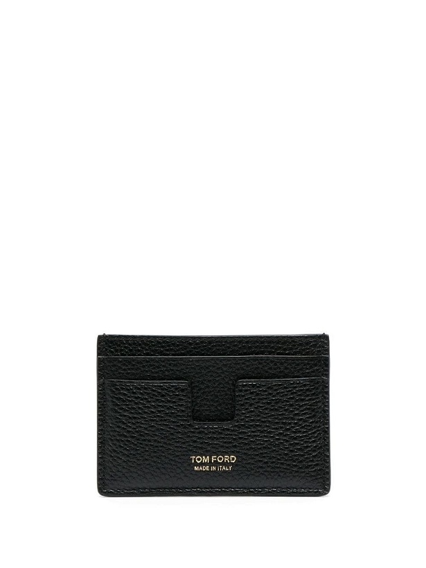 Photo: TOM FORD - T Line Leather Credit Card Case