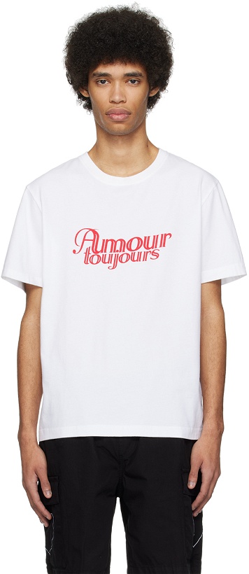 Photo: Carne Bollente White 'Amour Toujours' T-Shirt