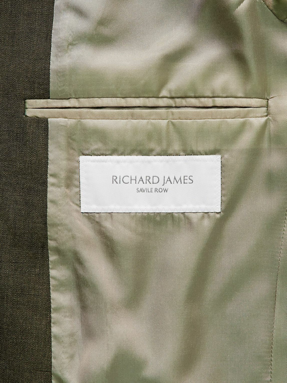 Richard James - Chapman Unstructured Slim-Fit Linen Suit Jacket - Green