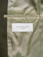 Richard James - Chapman Unstructured Slim-Fit Linen Suit Jacket - Green