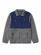 Polo Ralph Lauren - Panelled Fleece and Recycled-Nylon Jacket - Gray