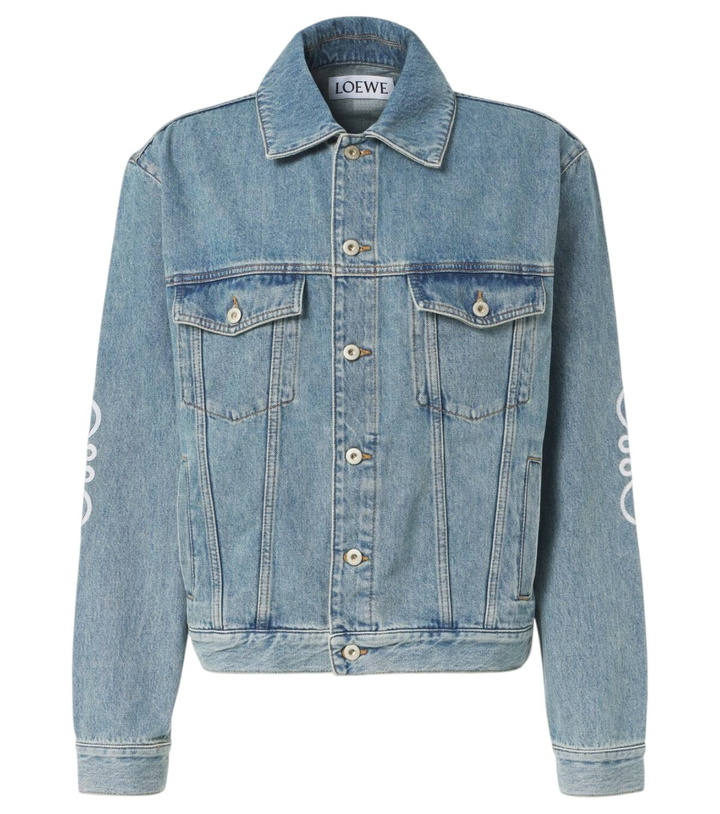 Photo: Loewe Anagram denim jacket