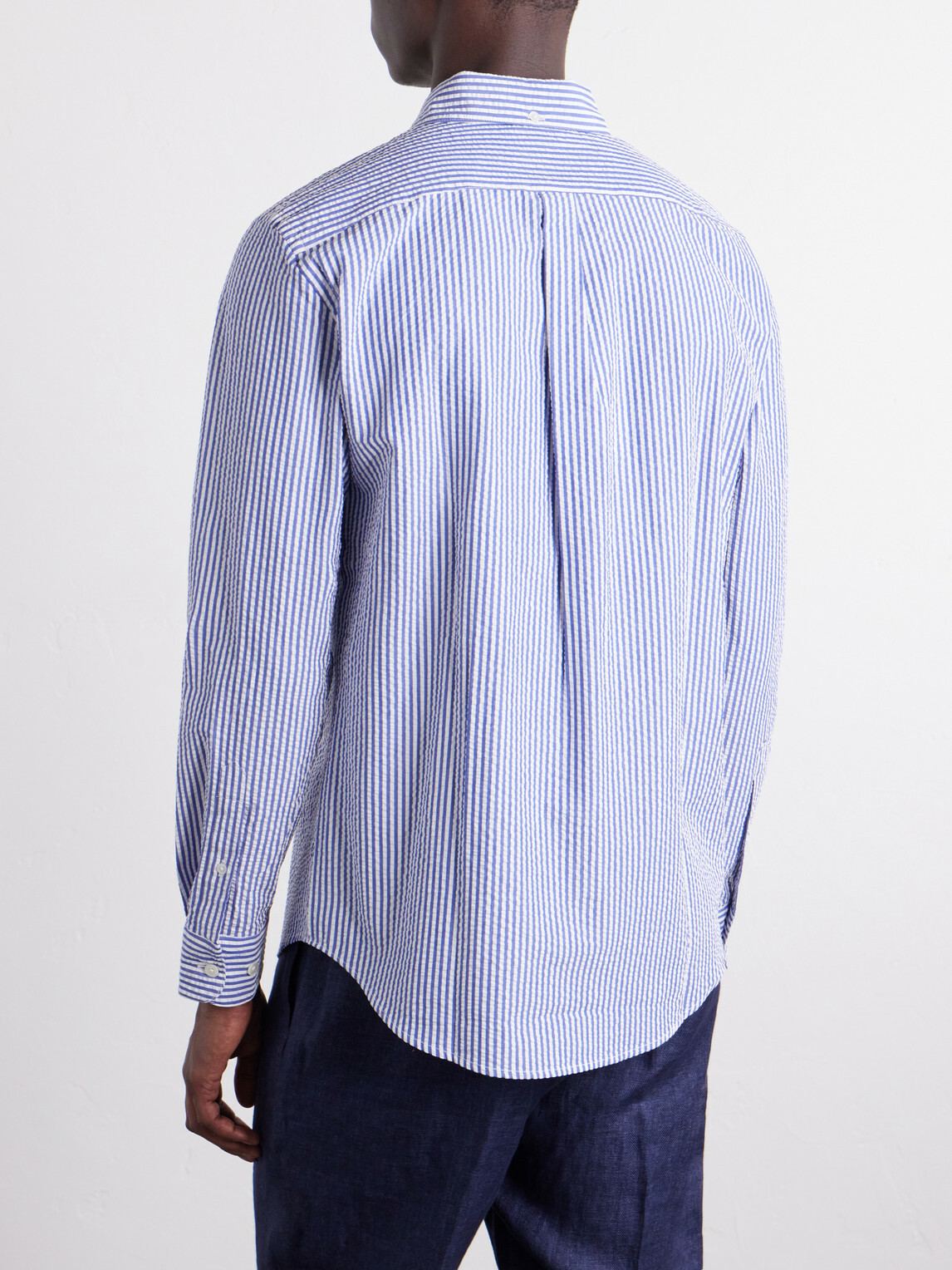 Portuguese Flannel - Atlantico Checked Cotton Shirt - Blue