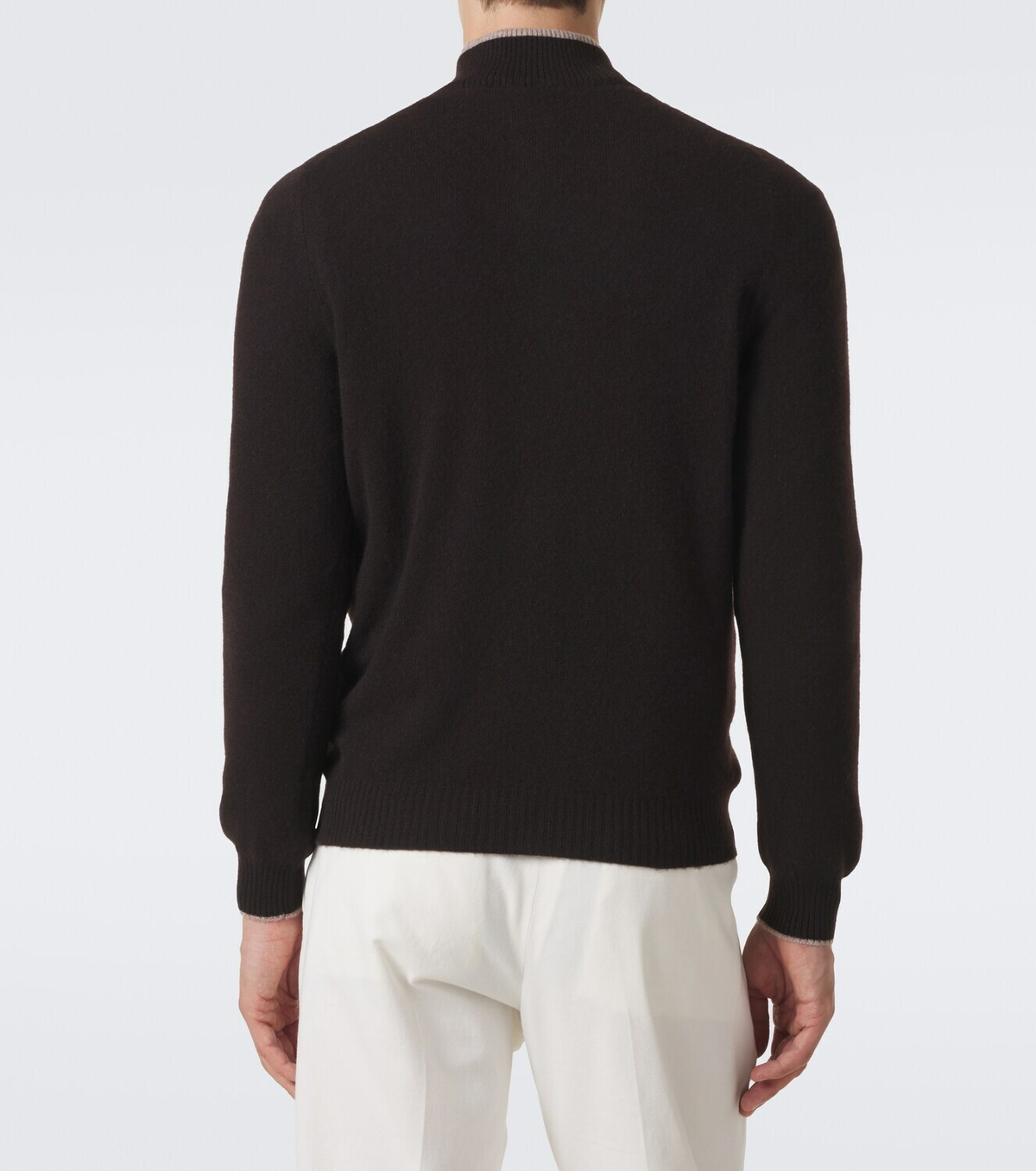 Fedeli Cashmere half-zip sweater