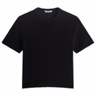 Auralee Women's Washable Wool Pile T-Shirt in Navy