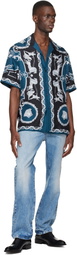 Versace Blue Studded Jeans