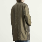 Maison Margiela Men's Check Reversible Coat in Olive/Brown Check
