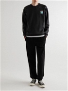 adidas Originals - Logo-Appliquéd Cotton-Blend Jersey Sweatshirt - Black