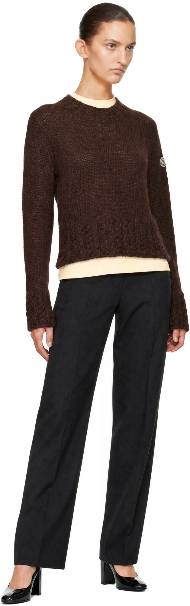 Moncler Brown Alpaca Blend Sweater