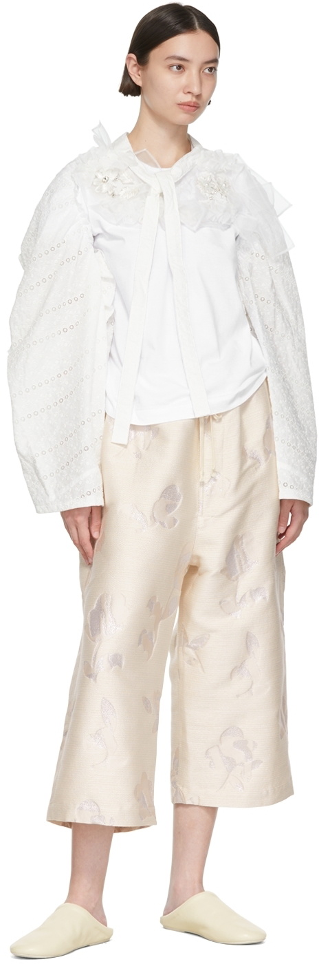Tricot Comme des Garçons White Cotton T-Shirt