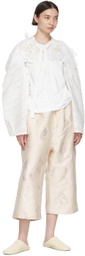 Tricot Comme des Garçons White Cotton T-Shirt