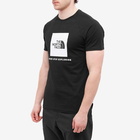 The North Face Men's Raglan Redbox T-Shirt in Tnf Black/Tnf White