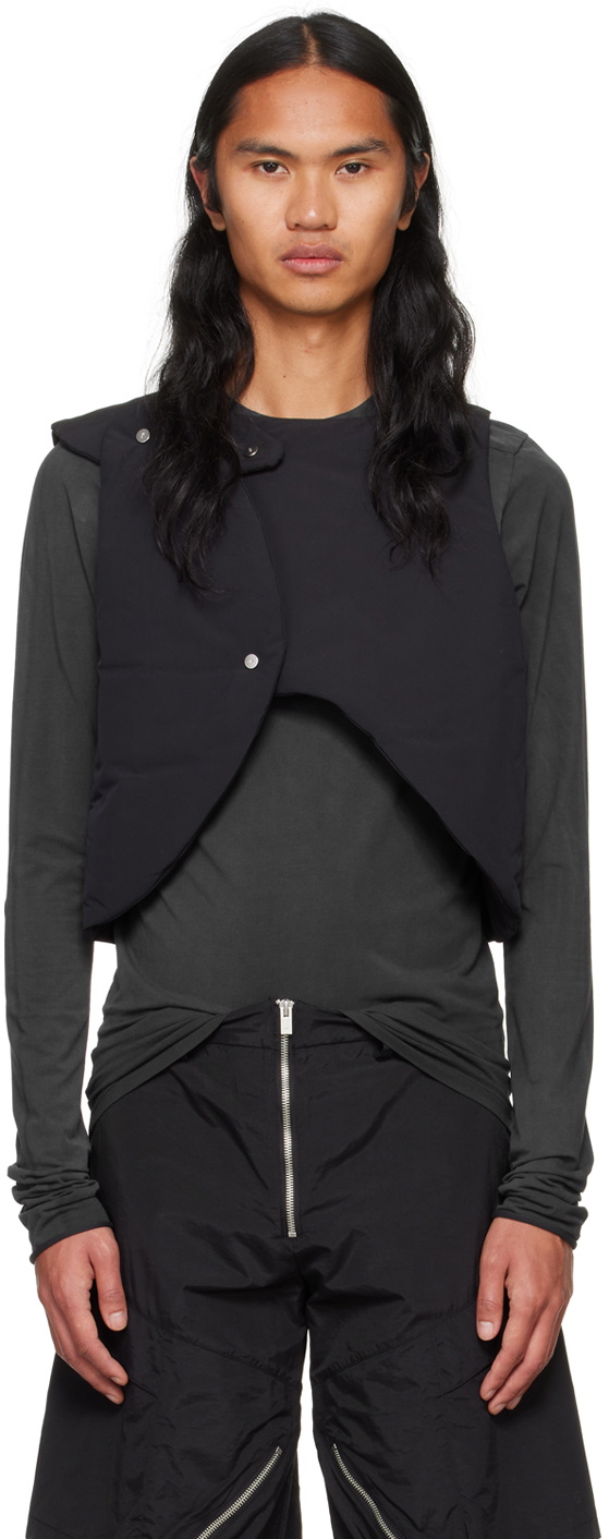 HELIOT EMIL Black Defensio Tailored Vest