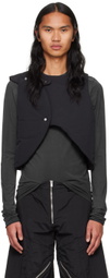 HELIOT EMIL Black Defensio Tailored Vest