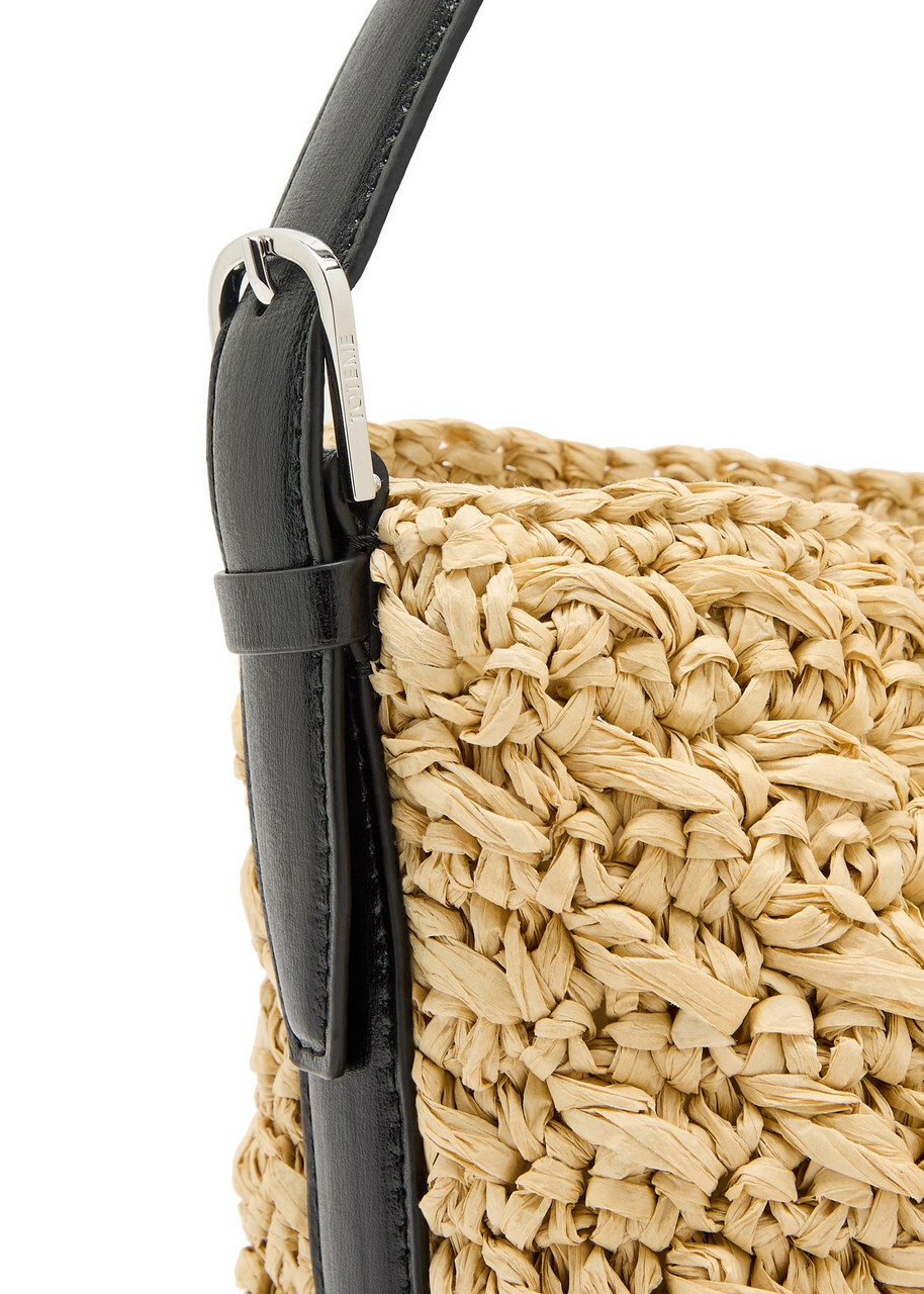 Toteme Belted Small Paper Raffia Tote - Natural - One Size