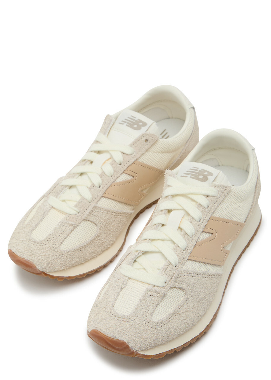 New Balance 471 Panelled Mesh-knit Sneakers White