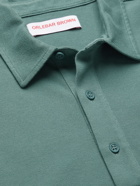 ORLEBAR BROWN - Sebastian Cotton-Piqué Polo Shirt - Green