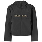 Napapijri Women's Zip Rainforest Windbreaker Jacket in Black