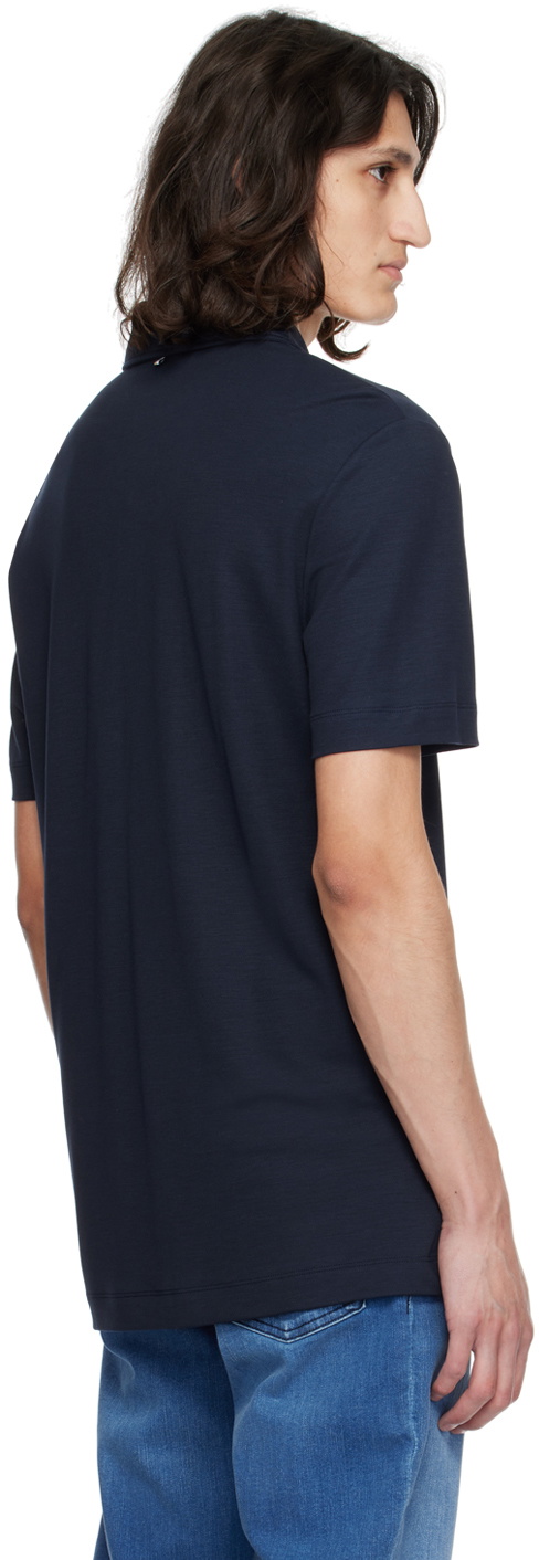 BOSS Blue Button Polo BOSS