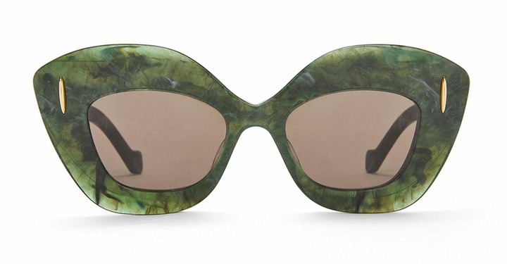 Photo: Loewe Retro Screen - Marble Green Sunglasses