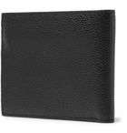 Off-White - Striped Pebble-Grain Leather Billfold Wallet - Men - Black