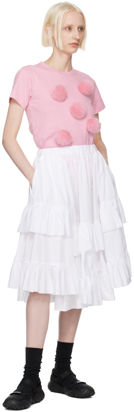 Comme des Garçons Girl Pink Furball T-Shirt