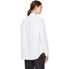 Victoria Beckham White Grandad Shirt