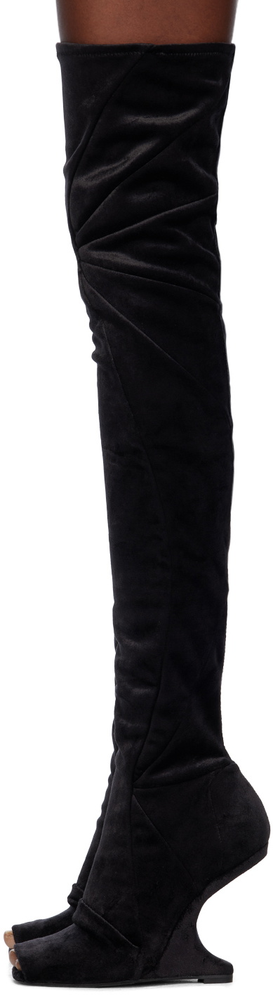 Rick Owens Lilies Black Cantilever 11 Boots