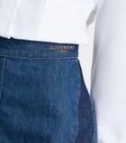Givenchy Logo denim miniskirt