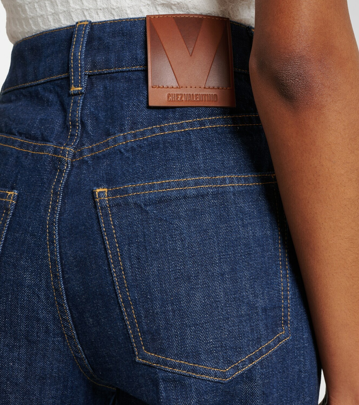 Valentino High-rise flared jeans