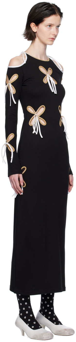 J.Kim Black Cutout Midi Dress