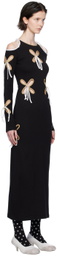 J.Kim Black Cutout Midi Dress