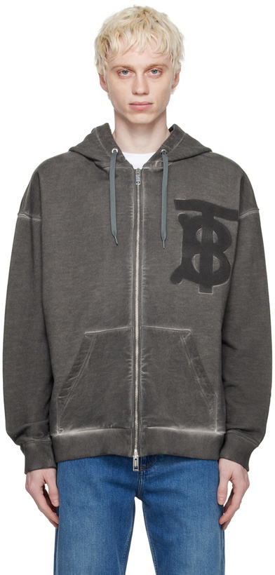 Photo: Burberry Gray Oversized Hoodie