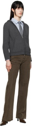 OUR LEGACY Brown Boot Cut Jeans